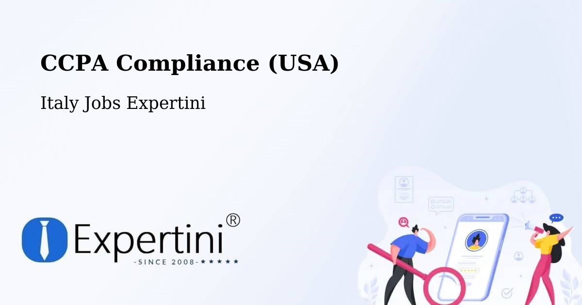 CCPA Privacy Rights & Compliance Notice – Corbetta - Italy Jobs Expertini