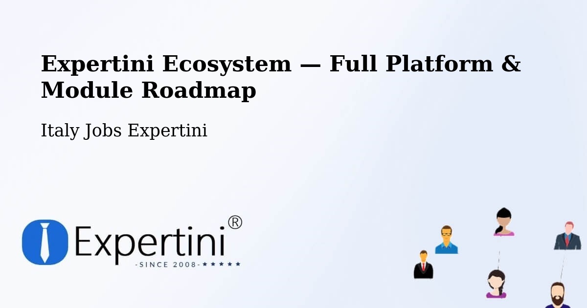 Expertini Ecosystem — Full Platform & Module Roadmap – Corbetta